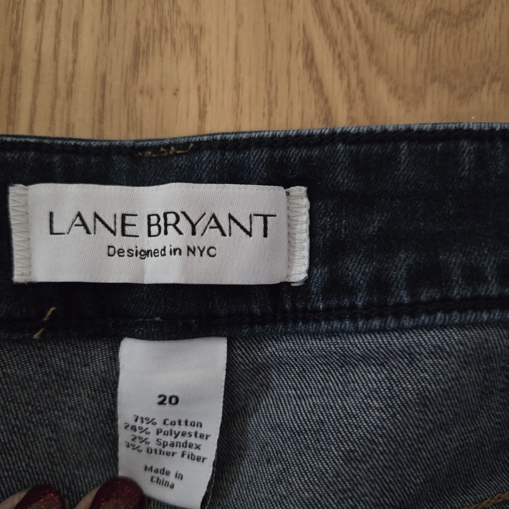Lane Bryant Dark Blue Straight Leg Jeans - Picture 2 of 2